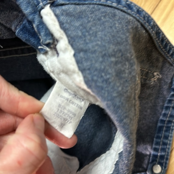 VINTAGE Oshkosh B’Gosh Vestback Blue denim overalls 3T - Picture 8 of 11